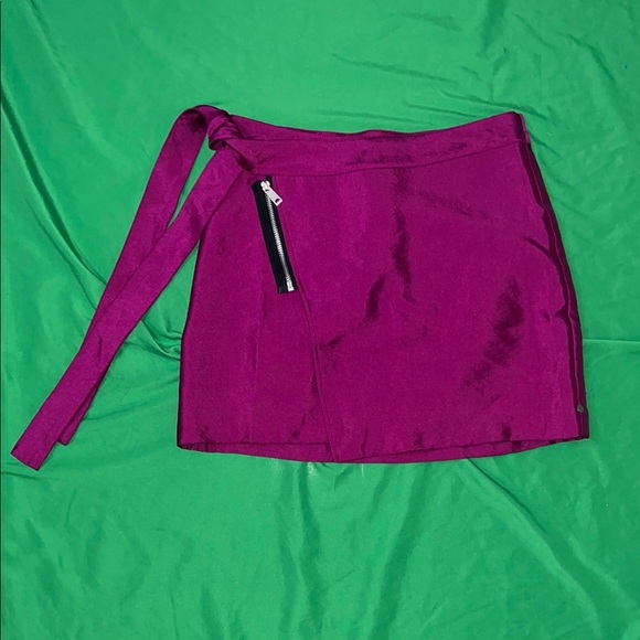Scotch & Soda Pink Asymmetrical Mini Skirt size XS - Picture 1 of 12